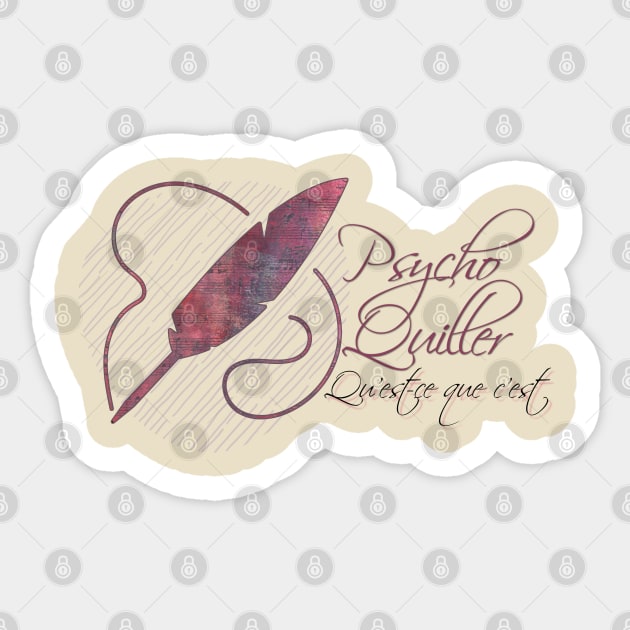 Psycho Quiller Sticker by yaywow